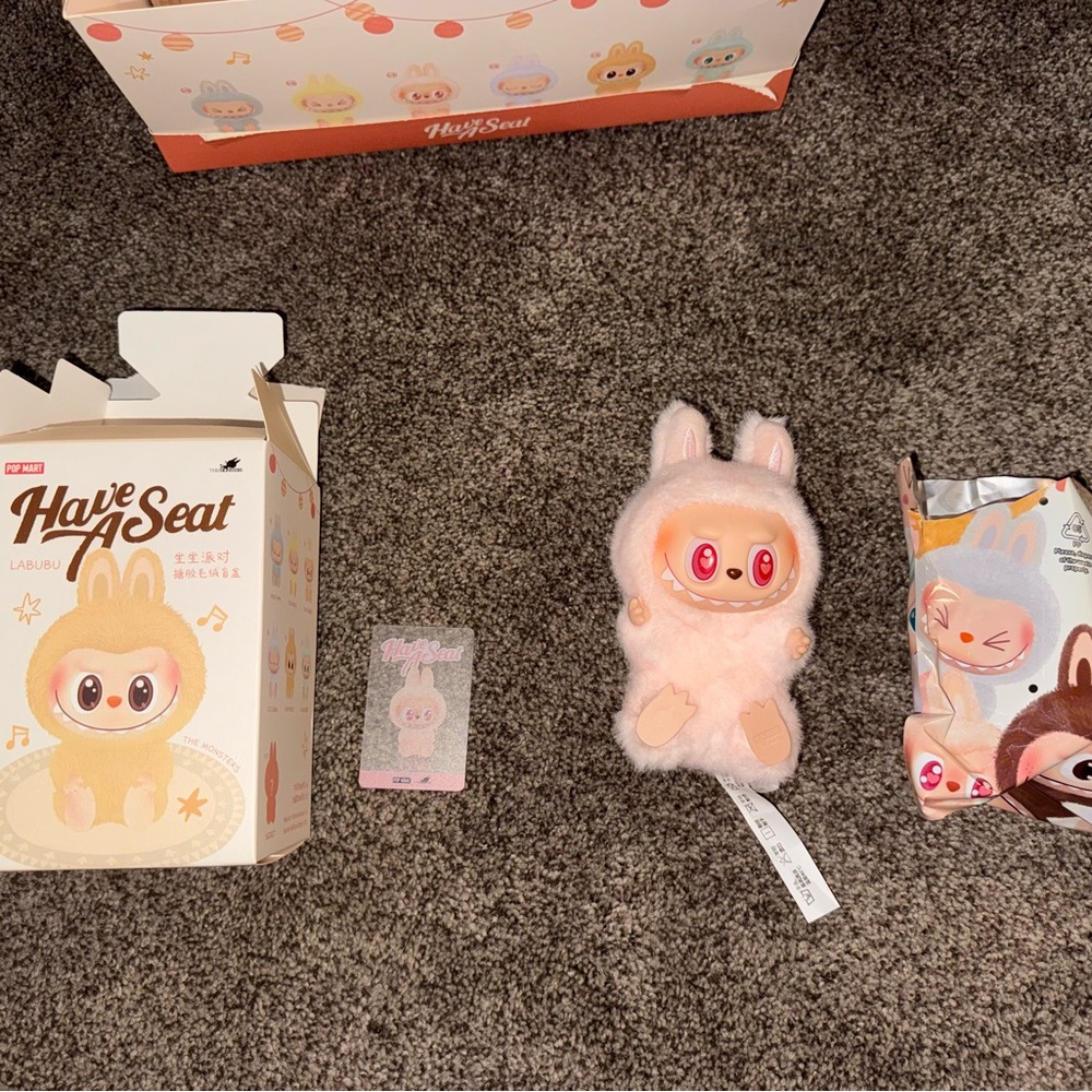 Have a seat Labubu Dada